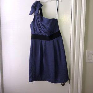 BCBGeneration Purple one shoulder dress